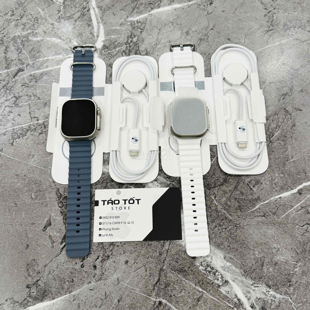 Apple wacth Utra 2 2024 titan bạc Esim máy new 100