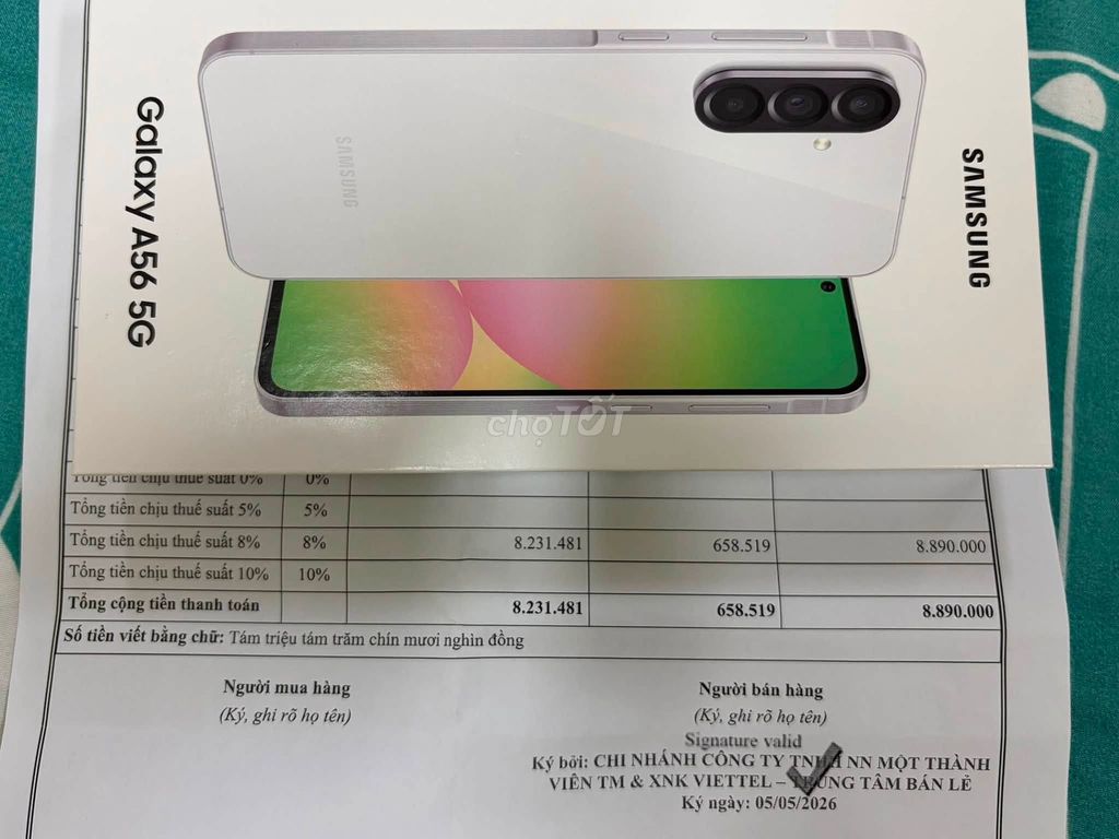 Samsung Galaxy A56 5G Trắng. Mua bán Điện thoại tại Quận 10 Tp Hồ Chí Minh được đăng bởi Hội Đồ Điện Tử hình 1