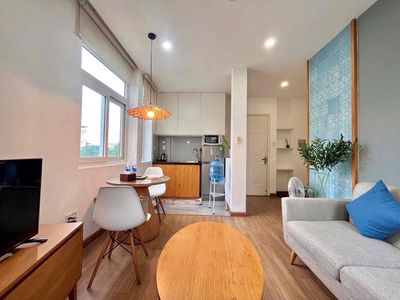 🌈🌈🌈 Căn Hộ 1PN Ban công 45m2 full nội thất, Nguyễn Trãi Q1_Gần Ốc Đào