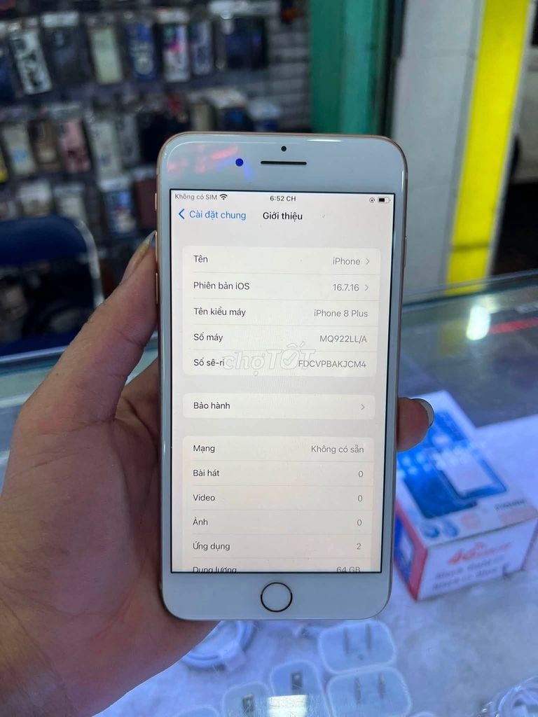 Apple iPhone 8 Plus 64GB Vàng Đã qua sử dụng. Mua bán Điện thoại tại Thành phố Thủ Đức Tp Hồ Chí Minh được đăng bởi Hội Đồ Điện Tử hình 1
