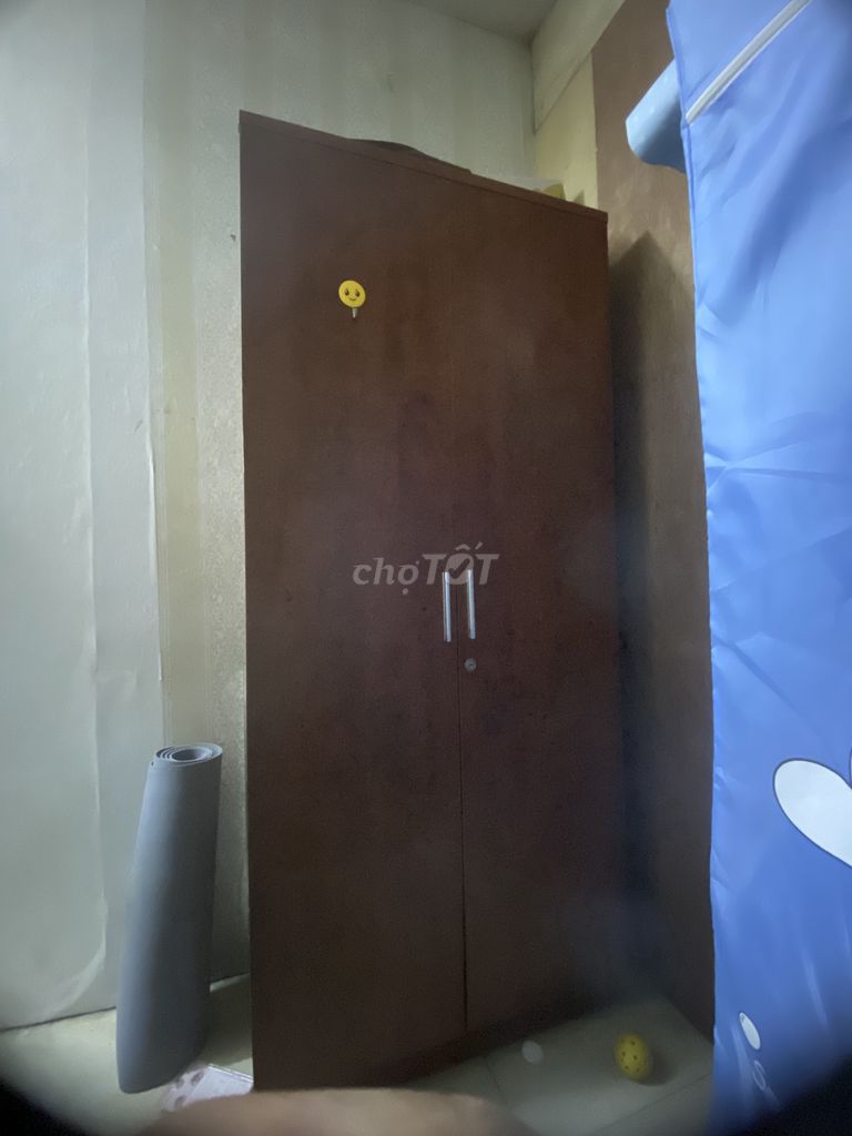 Tủ quần áo gỗ công nghiệp 2 cánh mở cũ. Mua bán Tủ, kệ gia đình tại Quận Bắc Từ Liêm Hà Nội được đăng bởi Mai đức anh hình 1