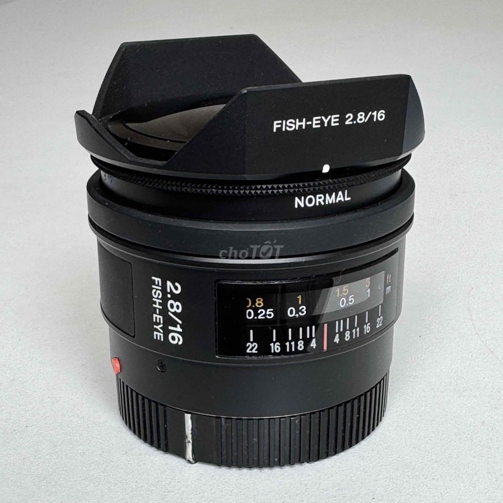 Ống kính Sony SAL16F28 Fisheye 16mm f/2.8 Đen. Mua bán Máy ảnh, Máy quay tại Quận Bình Tân Tp Hồ Chí Minh được đăng bởi Trust Only hình 1