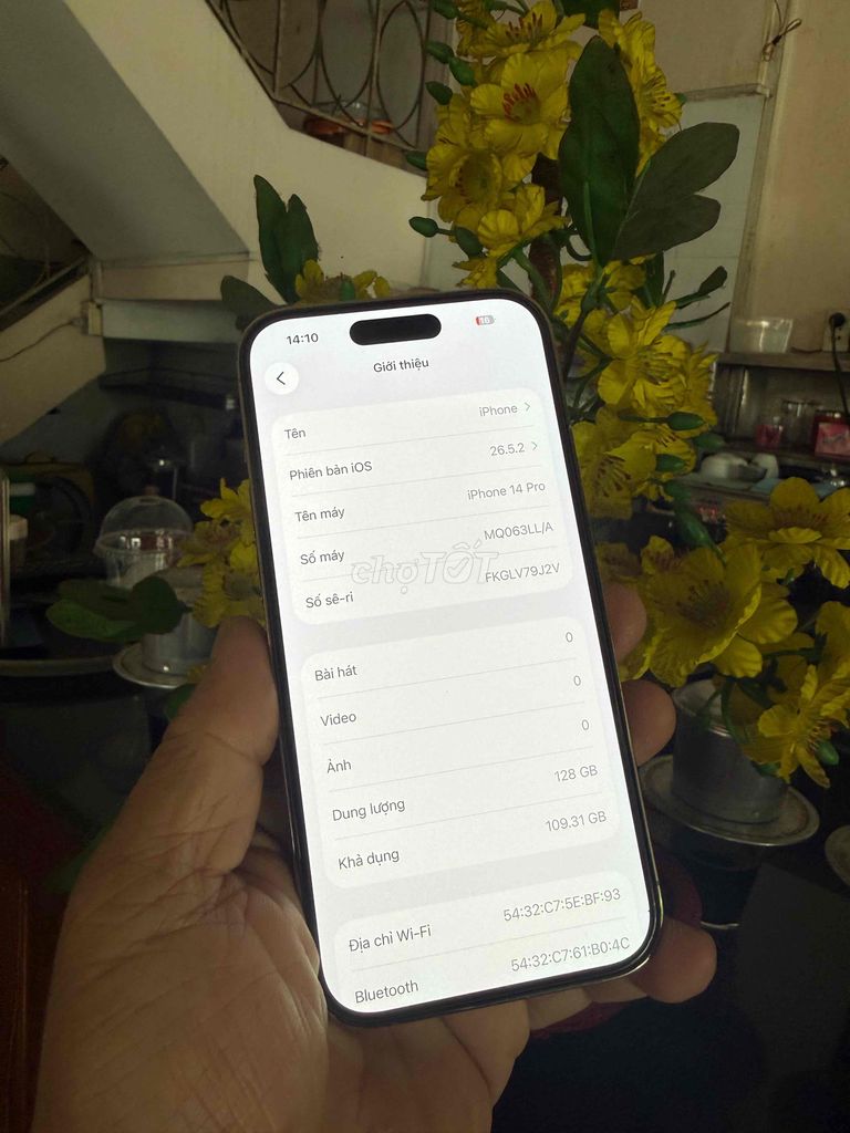 iPhone 14 Pro 128GB vàng Đã qua sử dụng. Mua bán Điện thoại tại Thành phố Biên Hòa Đồng Nai được đăng bởi thanh hình 1