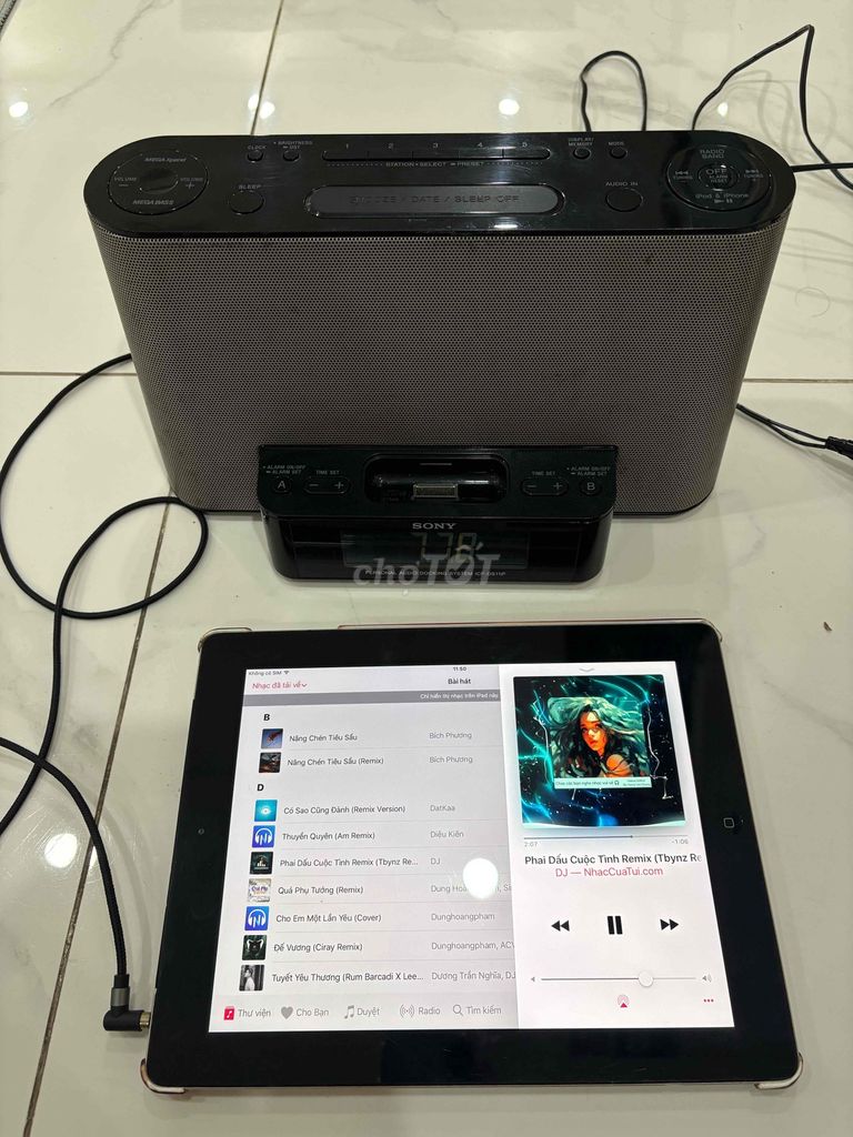 Loa dock Sony ICF-DS11iP Đen. Mua bán Tivi, Âm thanh tại Huyện Hoài Đức Hà Nội được đăng bởi Hamnt hình 1