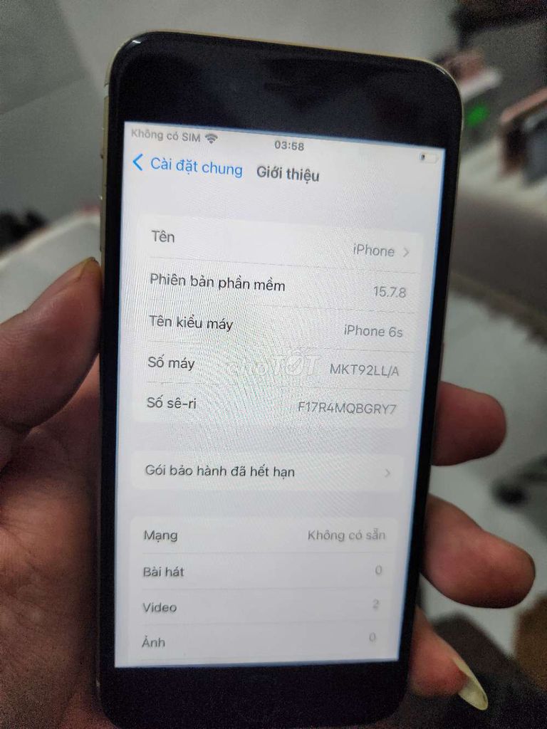 Iphone 6S quốc tế full không lỗi. Mua bán Điện thoại tại Quận 12 Tp Hồ Chí Minh được đăng bởi Táo Bán Lổ hình 3