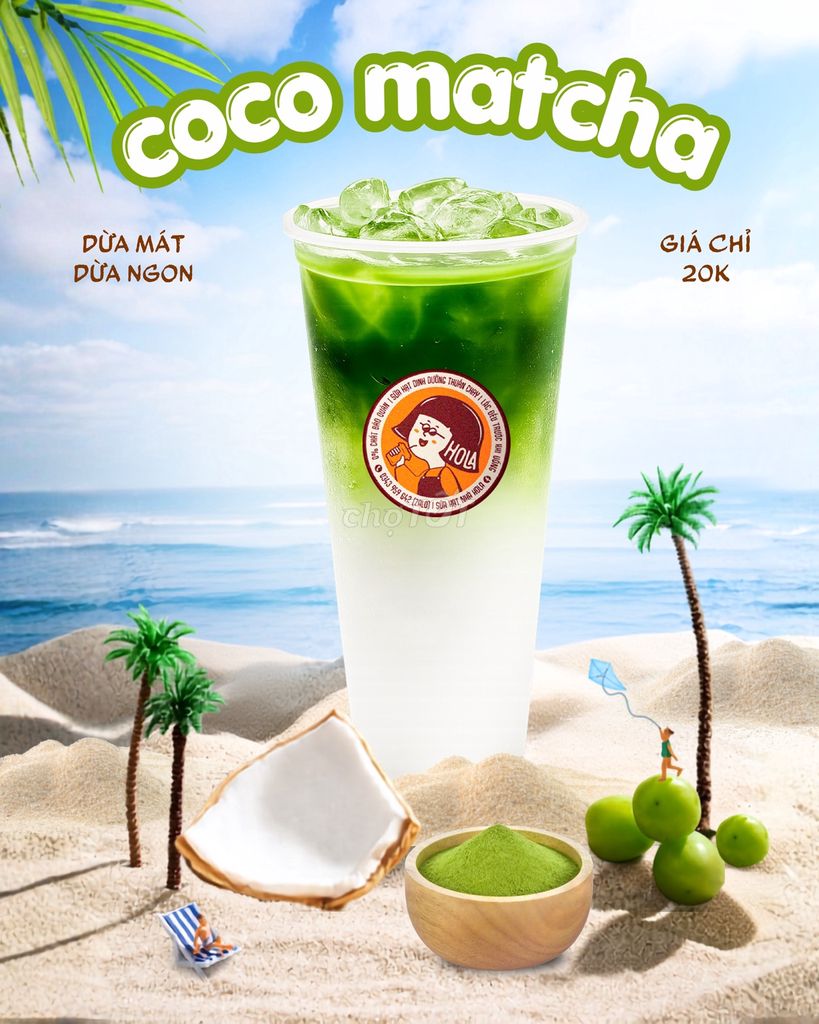 COCO MATCHA - XANH MÁT NGẬP TRÀN VỊ THANH. Mua bán Đồ ăn, thực phẩm và các loại khác tại Thành phố Tuy Hòa Phú Yên được đăng bởi Đỗ Duy Cường hình 1