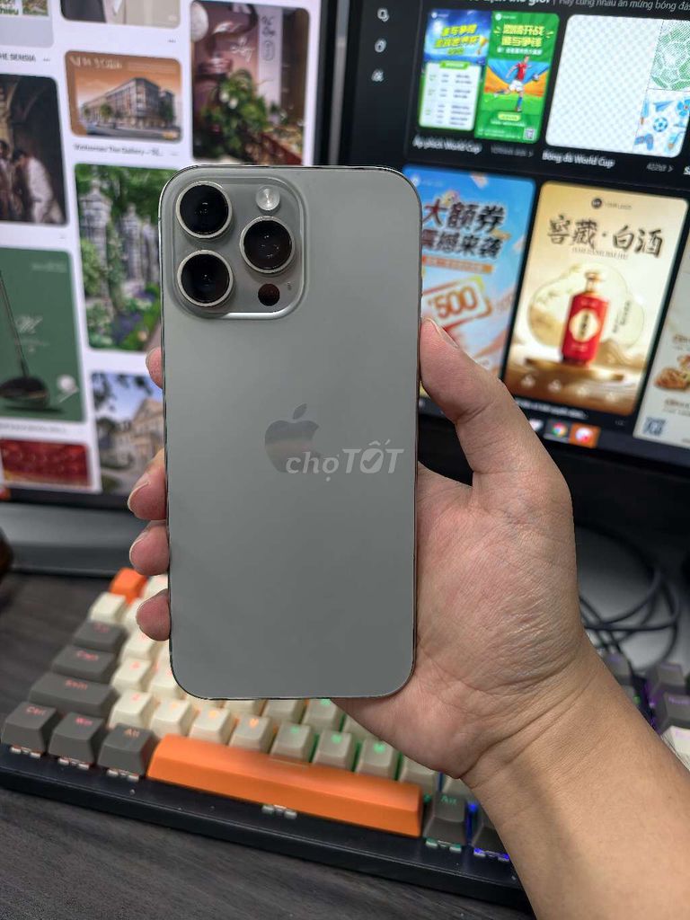 Apple iPhone 16 Pro Max 256GB Xám. Mua bán Điện thoại tại Thành phố Thủ Dầu Một Bình Dương được đăng bởi Kỳ Phan hình 1
