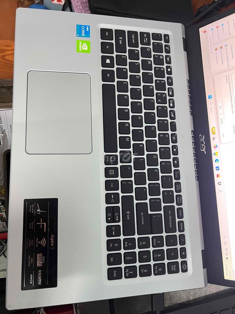 Acer Aspire 3 i3 1145G4 15.6 inch 8GB/256GB. Mua bán Laptop tại Thành phố Vĩnh Long Vĩnh Long được đăng bởi Laptop Vĩnh Long Uy tín Chất lượng hình 1