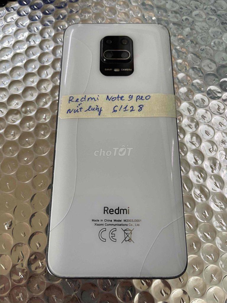 Xiaomi Redmi Note 9 Pro 6GB/128Gb nứt lưng. Mua bán Điện thoại tại Quận Ninh Kiều Cần Thơ được đăng bởi Cầm Đồ Anh Quý hình 1