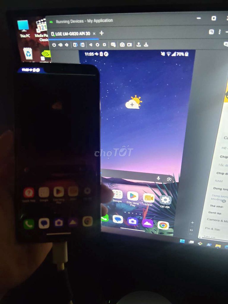 LG G8 ThinQ Đen Snapdragon 855 6GB/128GB. Mua bán Điện thoại tại Huyện Thống Nhất Đồng Nai được đăng bởi Thuan hình 1