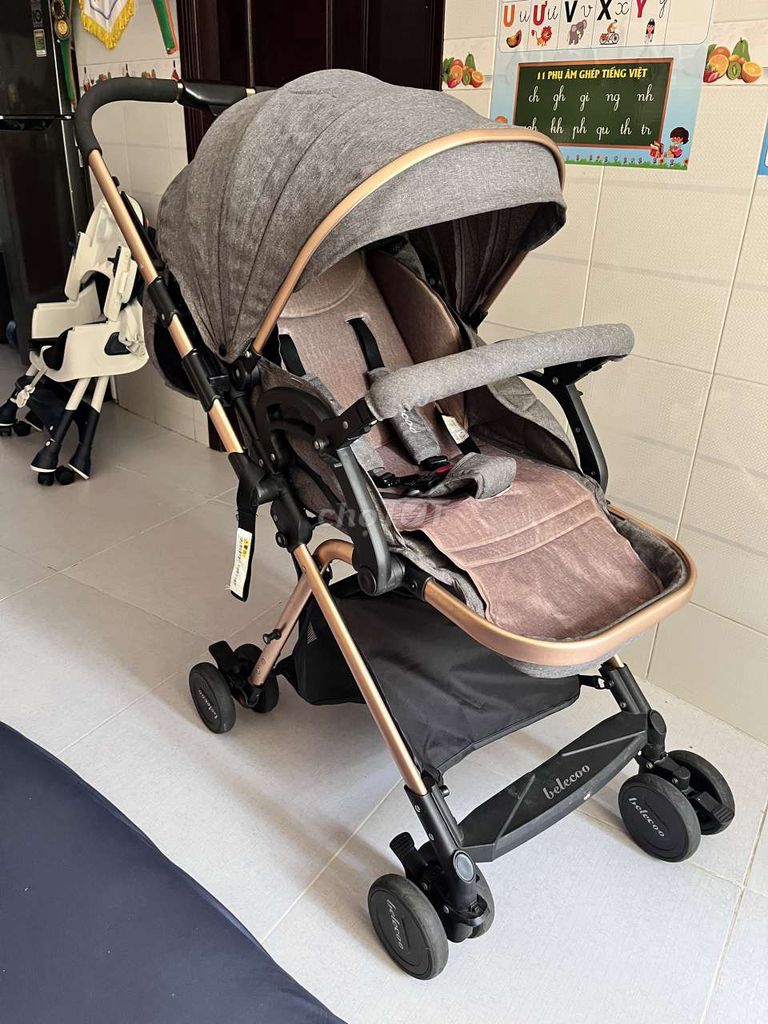 Xe đẩy Belecoo A8 Ghi cho cả nam và nữ. Mua bán Mẹ và bé tại Huyện Trảng Bom Đồng Nai được đăng bởi Mê hàng nội địa Japan  hình 1