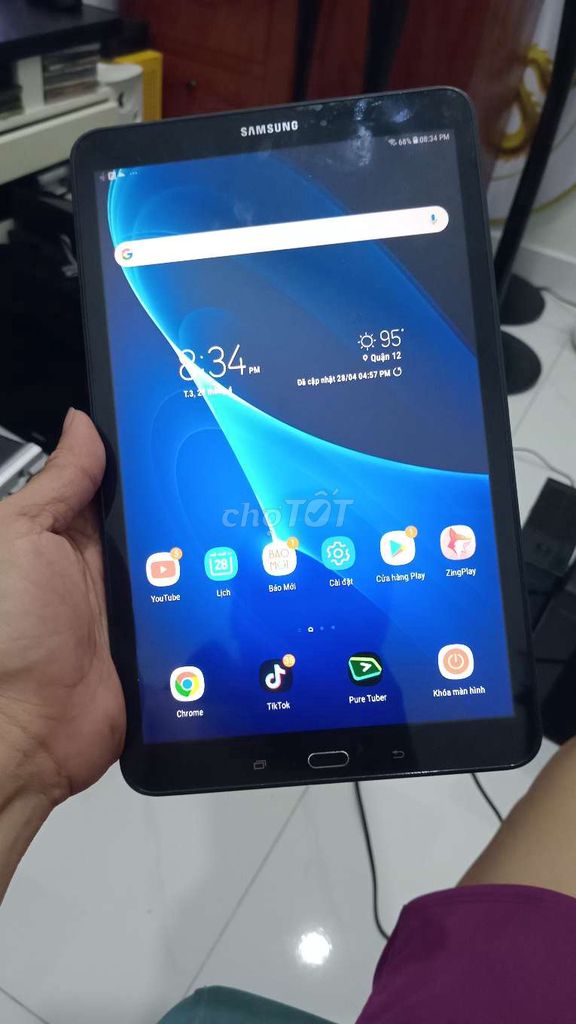 Samsung Tab A 10.1 2016 Đen. Mua bán Máy tính bảng tại Quận 12 Tp Hồ Chí Minh được đăng bởi GIÁ TỐT 1 hình 1