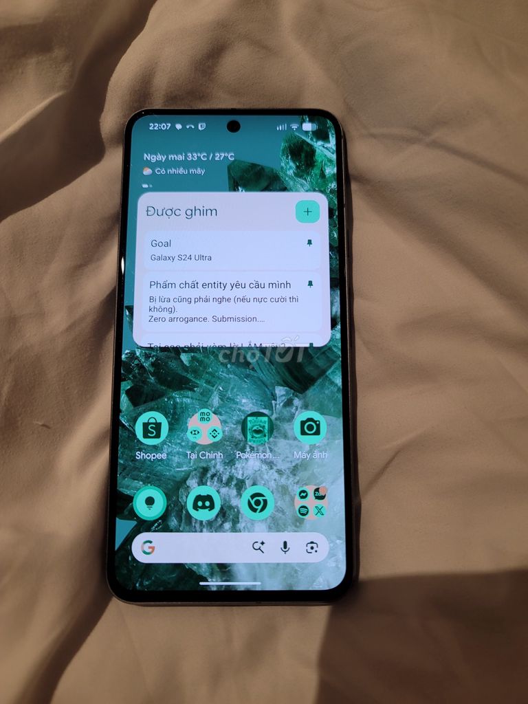 Google Pixel 8 cũ like new. Mua bán Điện thoại tại Quận Hà Đông Hà Nội được đăng bởi Nguyễn Long hình 1