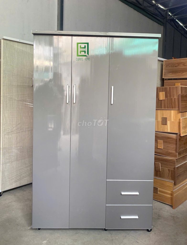 Tủ quần áo Quang Hùng 3 cánh - Tủ nhựa - Tủ nhựa . Mua bán Tủ, kệ gia đình tại Quận Tân Bình Tp Hồ Chí Minh được đăng bởi LÊ VĂN HÙNG hình 1