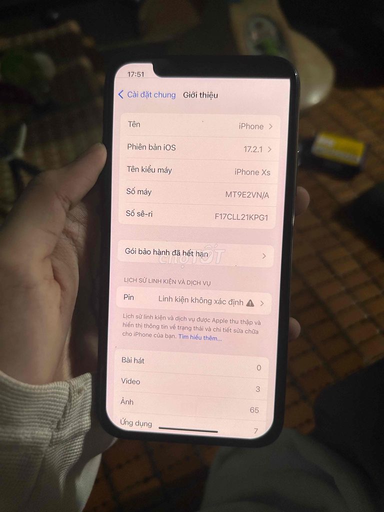 Apple iPhone Xs 64GB Đen Màn hình lỗi. Mua bán Điện thoại tại Quận Tân Phú Tp Hồ Chí Minh được đăng bởi trí hình 1