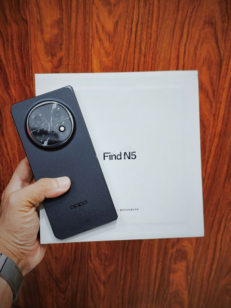Oppo Find N5 Đen 16.512G Q.Tế 99% Fullbox BHT05.26. Mua bán Điện thoại tại Quận 5 Tp Hồ Chí Minh được đăng bởi Trải Nghiệm Phone hình 1