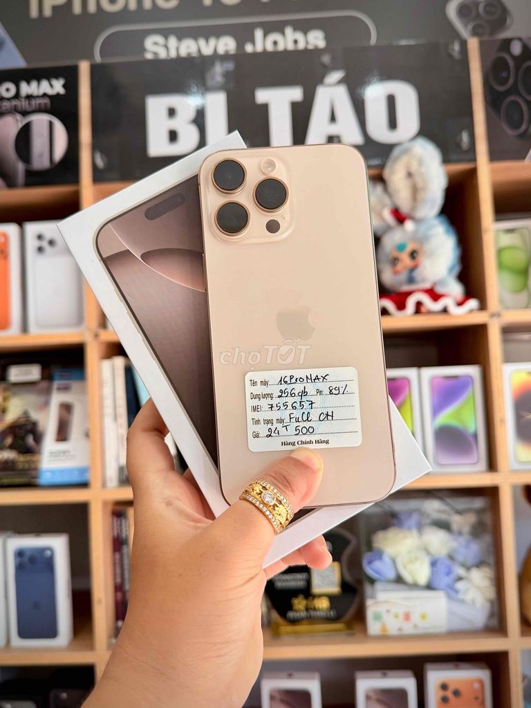 iPhone 16 Pro Max 256GB Sa Mạc. Mua bán Điện thoại tại Thành phố Long Xuyên An Giang được đăng bởi Bi Táo Store hình 1