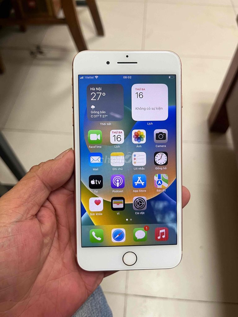 Apple iPhone 8 Plus Vàng hồng Retina HD. Mua bán Điện thoại tại Huyện Long Thành Đồng Nai được đăng bởi minhtien hình 1