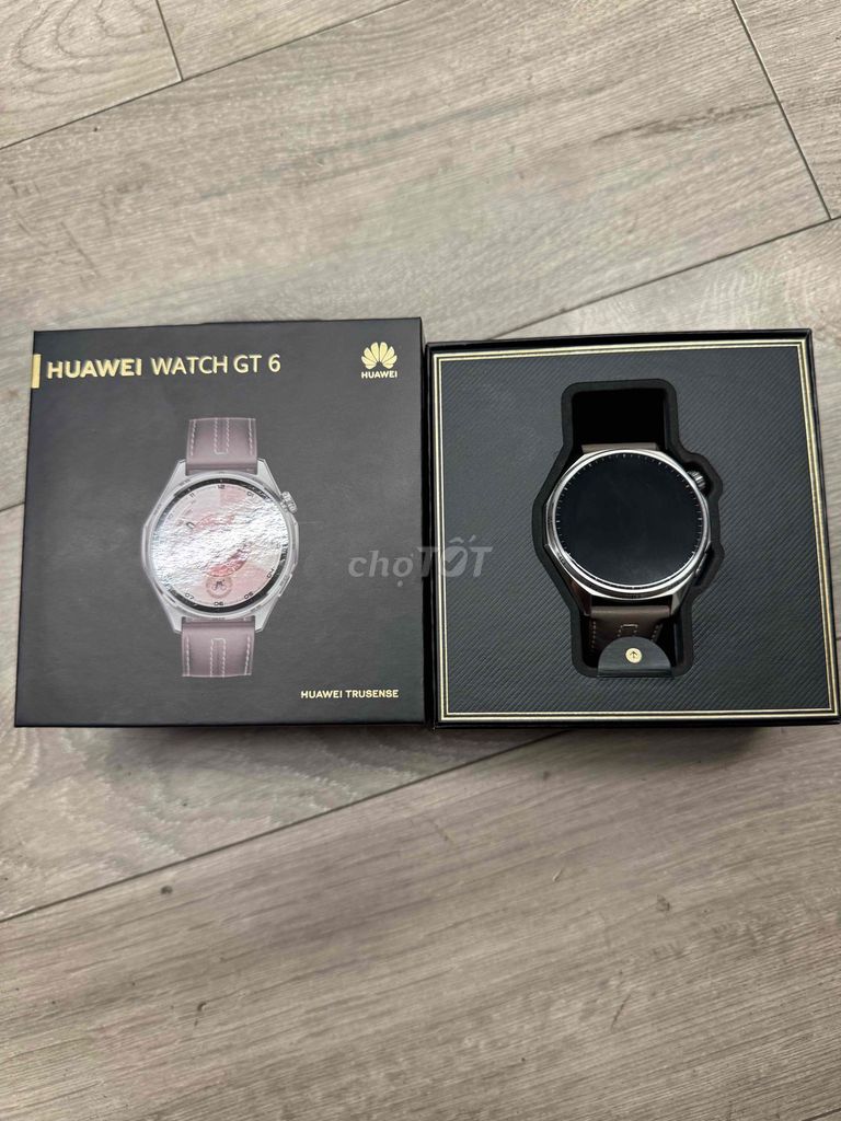 Huawei Watch GT 6 Nâu Dây da. Mua bán Thiết bị đeo thông minh tại Quận Hoàn Kiếm Hà Nội được đăng bởi phan văn  hoà hình 1