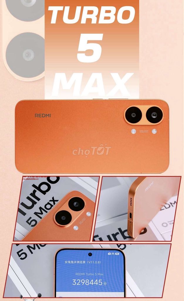 Xiaomi Redmi Turbo 5 Max 16GB 256GB Trắng. Mua bán Điện thoại tại Thành phố Thủ Đức Tp Hồ Chí Minh được đăng bởi Nguyễn Văn Cường hình 1