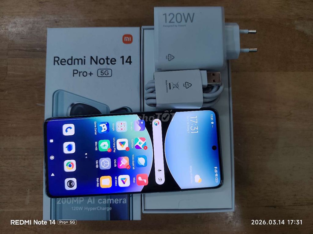Xiaomi Redmi Note 14 Pro+ 5G Xanh. Mua bán Điện thoại tại Quận 7 Tp Hồ Chí Minh được đăng bởi THÔNG VÕ hình 1