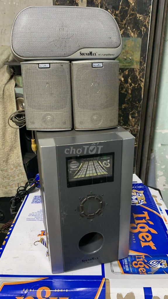 Loa vi tính SoundMax AC-1 Xám. Mua bán Tivi, Âm thanh tại Quận Tân Bình Tp Hồ Chí Minh được đăng bởi Anh ngọc  hình 1