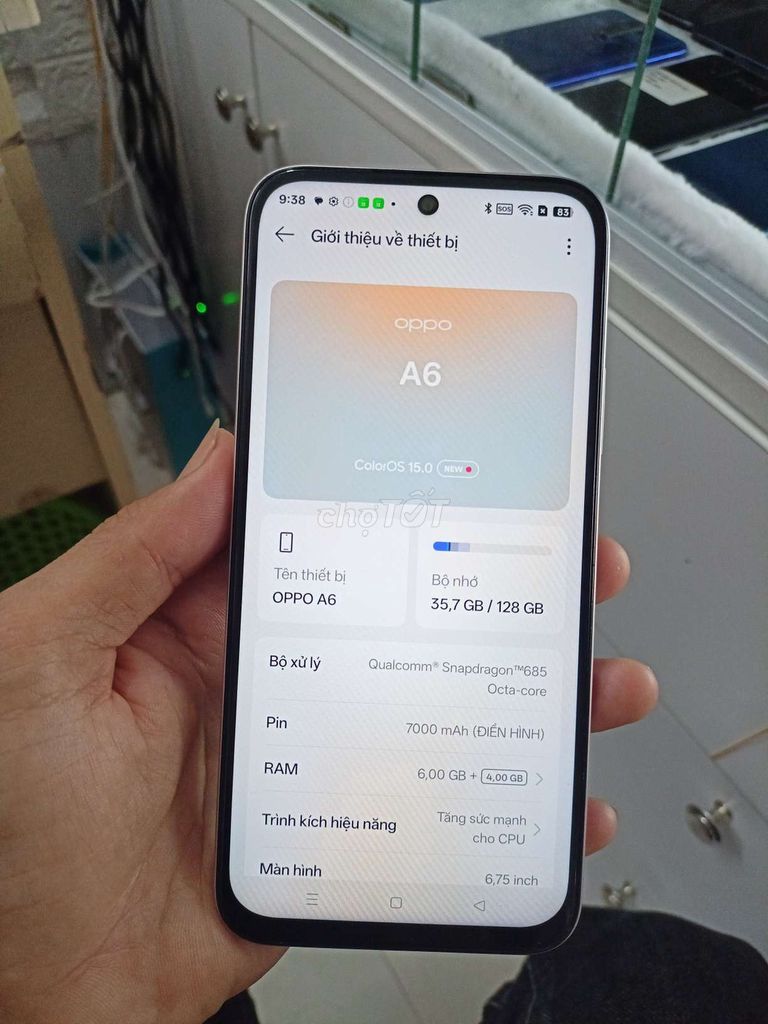 Oppo A6 ram6/128GB zin đẹp keng. Mua bán Điện thoại tại Quận Bình Thuỷ Cần Thơ được đăng bởi CH Thuan Mobile hình 1