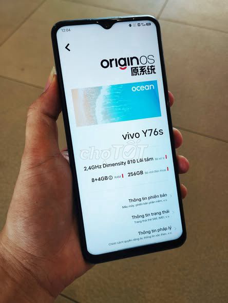 Vivo Y76s 5G 256GB Xanh. Mua bán Điện thoại tại Quận 1 Tp Hồ Chí Minh được đăng bởi Hội Đồ Điện Tử hình 1