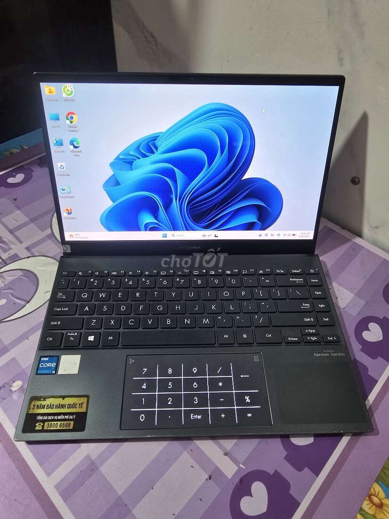 Zenbook UX325EA i5 1135G7/8G/512G/13" Oled zin đẹp. Mua bán Laptop tại Quận 12 Tp Hồ Chí Minh được đăng bởi Cầm Đồ Thanh Lý hình 1