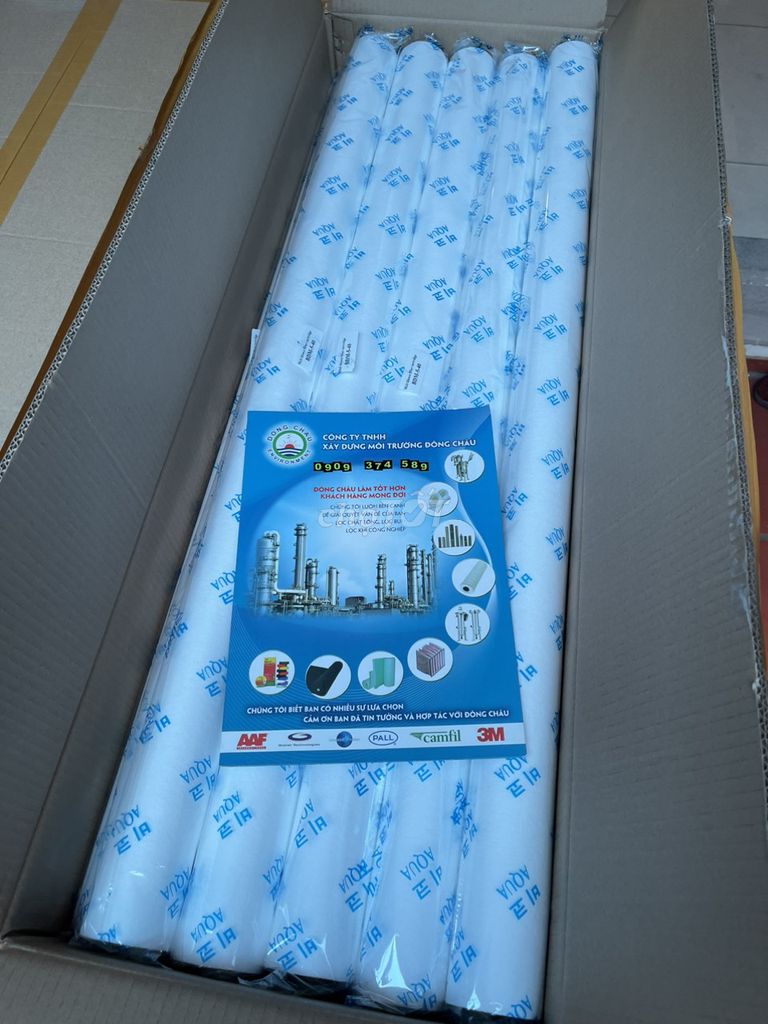 Lõi nén 1 micron 40 inch DOE Hàn Quốc (25c/thùng). Mua bán Đồ chuyên dụng, Giống nuôi trồng tại Quận Bình Thạnh Tp Hồ Chí Minh được đăng bởi Nguyễn Lộc hình 1