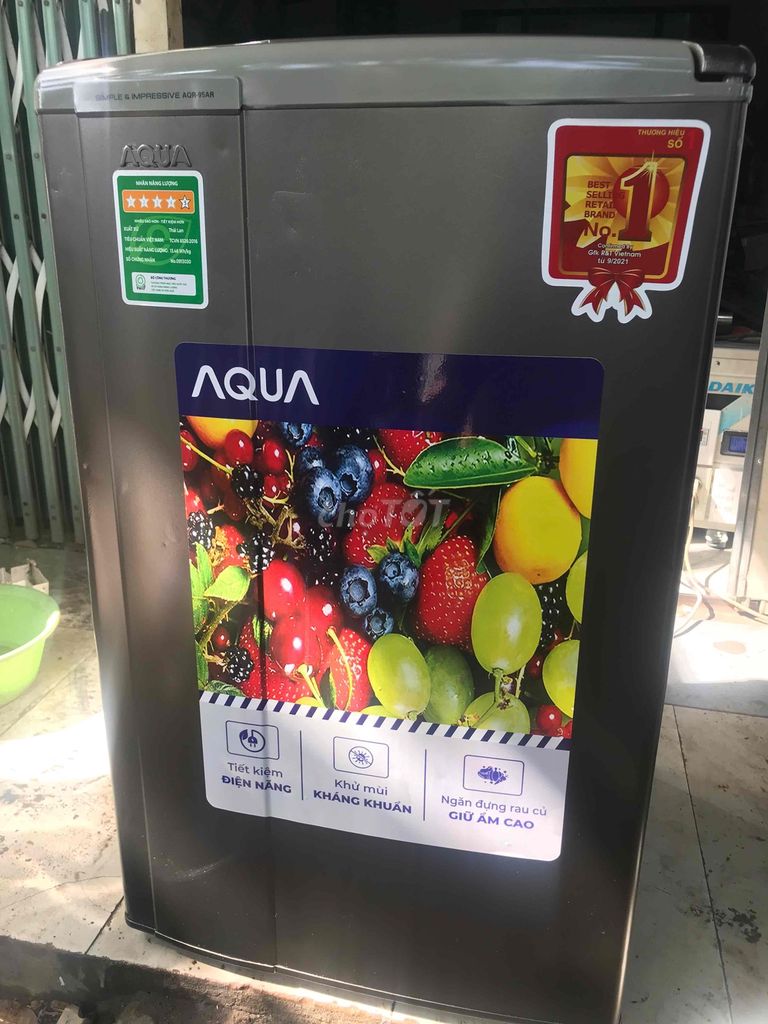 Tủ lạnh Aqua 90 lít Xám. Mua bán Tủ lạnh tại Quận Ngũ Hành Sơn Đà Nẵng được đăng bởi Hoà hình 1
