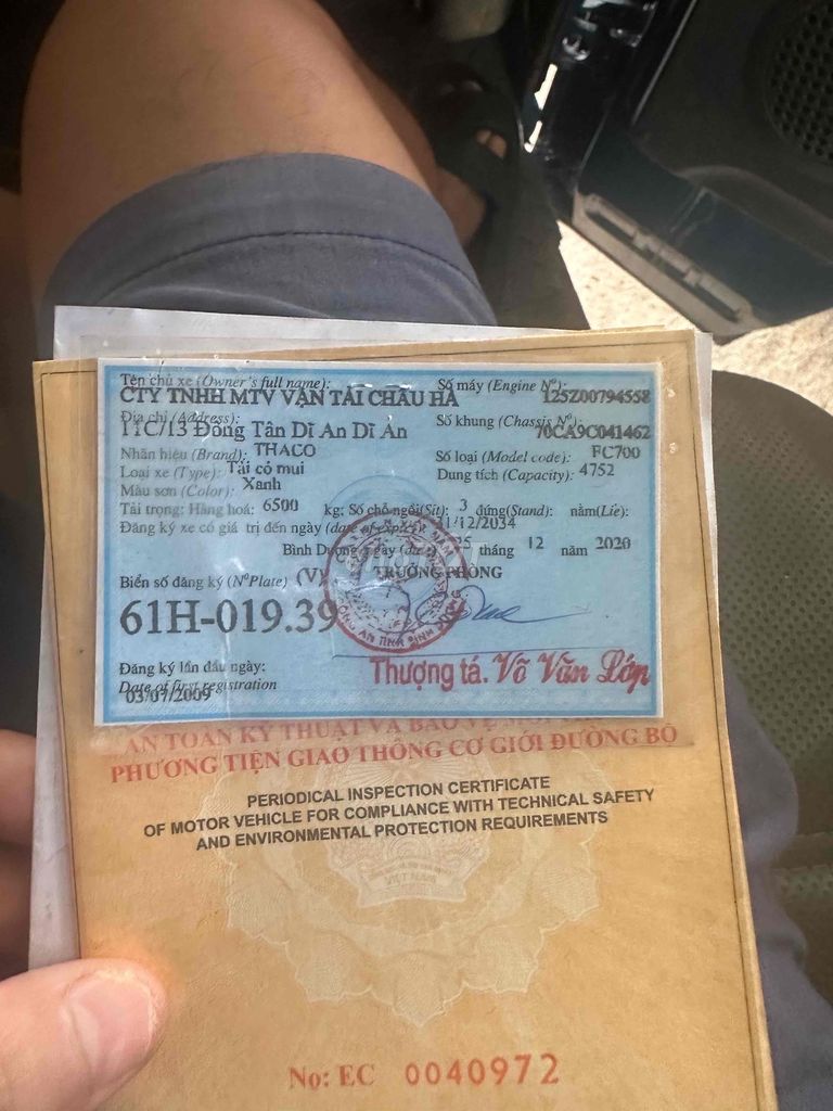 cấn bán xe tải như hình. Mua bán Xe tải, xe ben tại Huyện Thống Nhất Đồng Nai được đăng bởi Hoa Quang Le hình 11