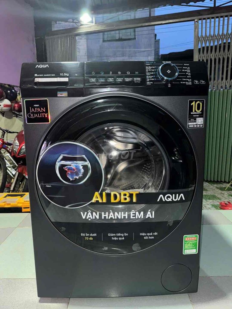 Máy giặt AQUA 10.5kg. Mua bán Máy giặt tại Thành phố Biên Hòa Đồng Nai được đăng bởi Lê Hiếu Điện Máy Trả Góp hình 1