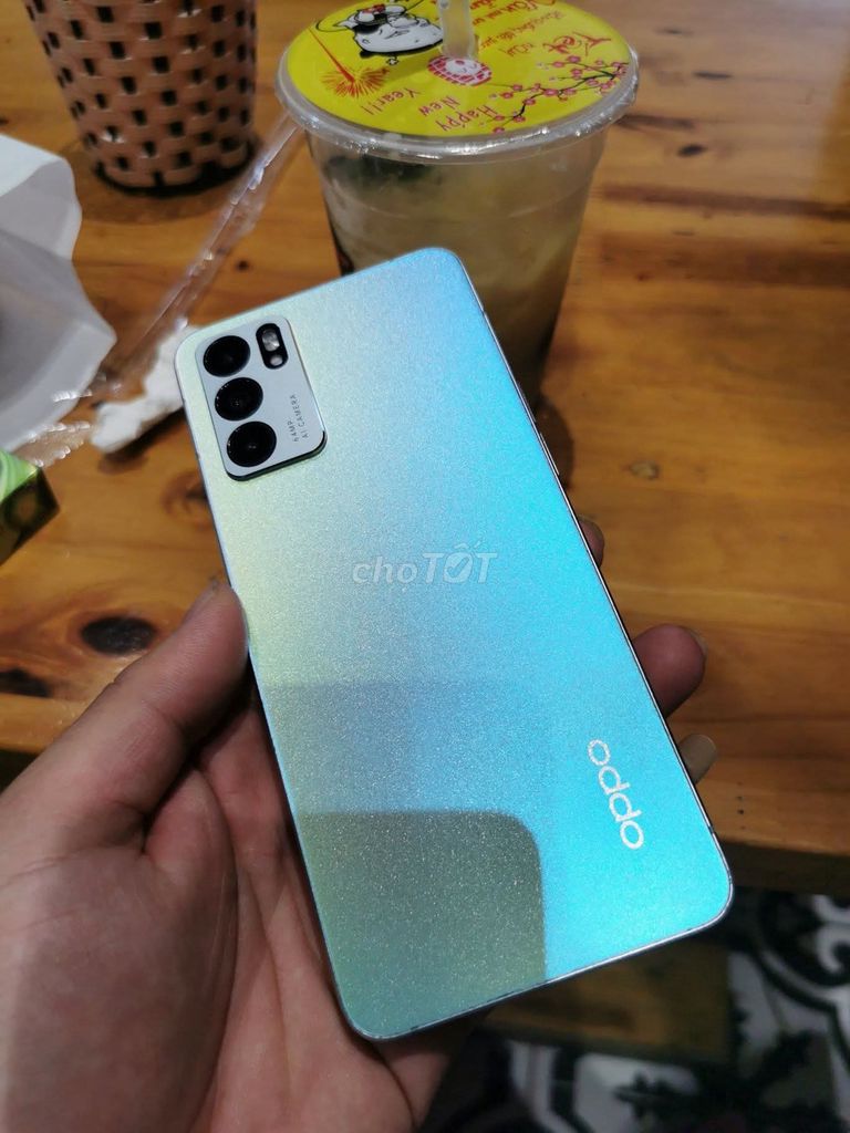 Oppo Reno 6 128GB Xanh. Mua bán Điện thoại tại Thành phố Bắc Giang Bắc Giang được đăng bởi Hoang linh hình 1