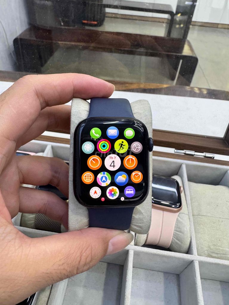 Apple Watch Series 8 eSIM 45mm Midnight. Mua bán Thiết bị đeo thông minh tại Quận Thanh Khê Đà Nẵng được đăng bởi Apple Watch Chính Hãng SO1 DaNang hình 1