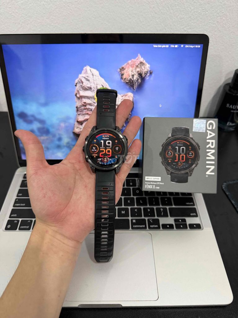 Garmin Fenix8 47mm Sapphire Bh 12/2027. Mua bán Thiết bị đeo thông minh tại Quận Thanh Xuân Hà Nội được đăng bởi Mạnh Garmin hình 1