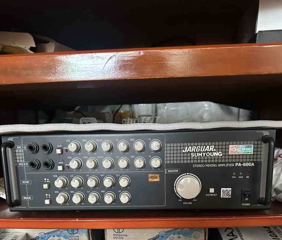 Amply karaoke Jarguar Suhyoung PA-600A Xám. Mua bán Tivi, Âm thanh tại Quận Bình Tân Tp Hồ Chí Minh được đăng bởi neymar hình 1