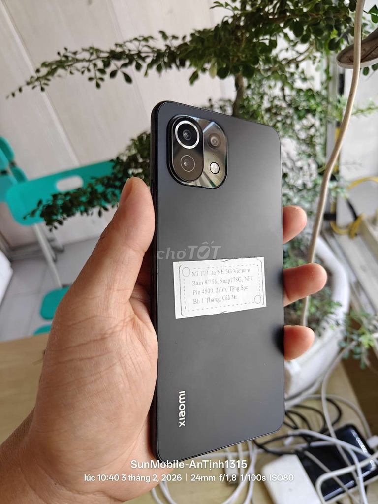 Xiaomi 11 Lite 5G NE 8+256 Thanh lý 01. Mua bán Điện thoại tại Huyện Trảng Bàng Tây Ninh được đăng bởi Sun Mobile Shop Điện Thoại Trảng Bàng Tây Ninh 01 hình 1