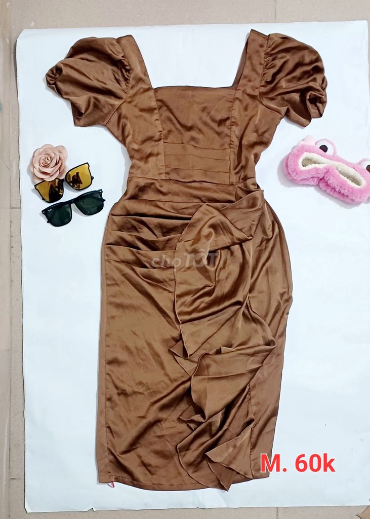Đầm Nữ Thanh Lịch Màu Nâu Size M. Mua bán Quần áo tại Quận Nam Từ Liêm Hà Nội được đăng bởi Ánh Dương hình 1