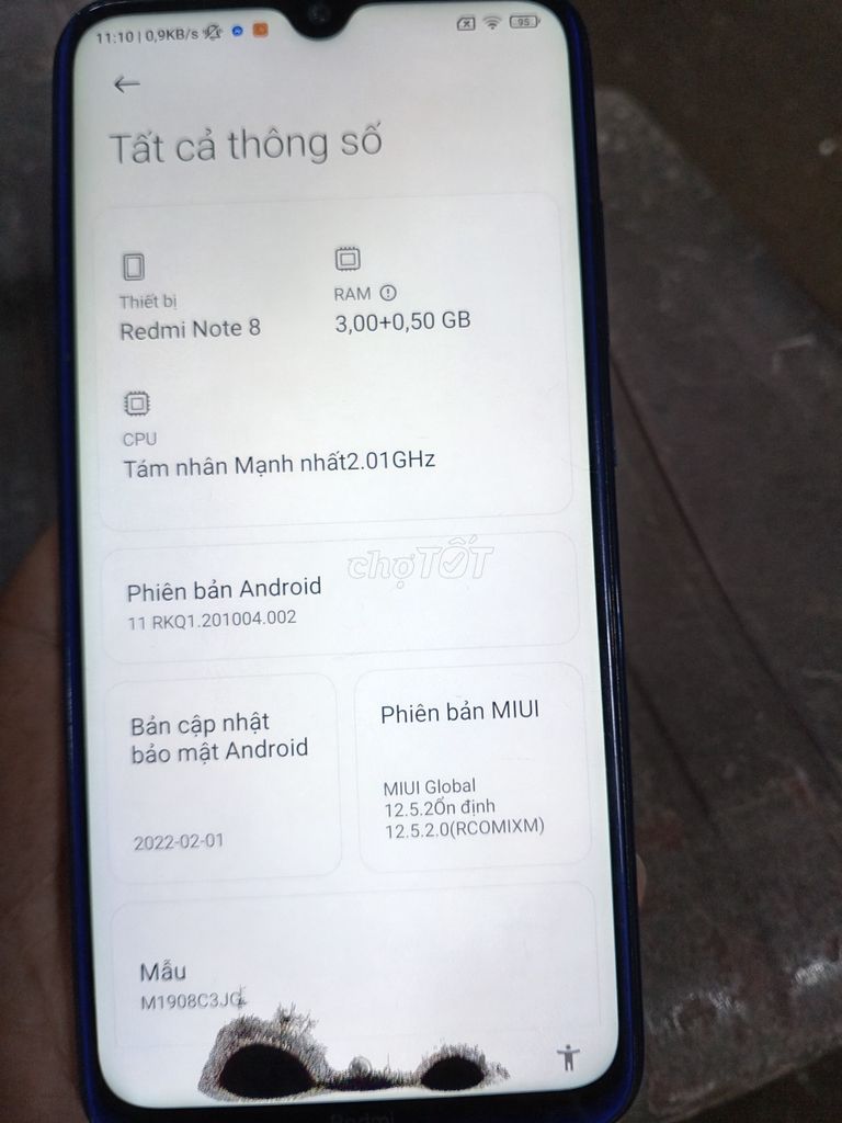 Xiaomi Redmi Note 8 32GB Xanh. Mua bán Điện thoại tại Huyện Bến Lức Long An được đăng bởi ny ty hình 1