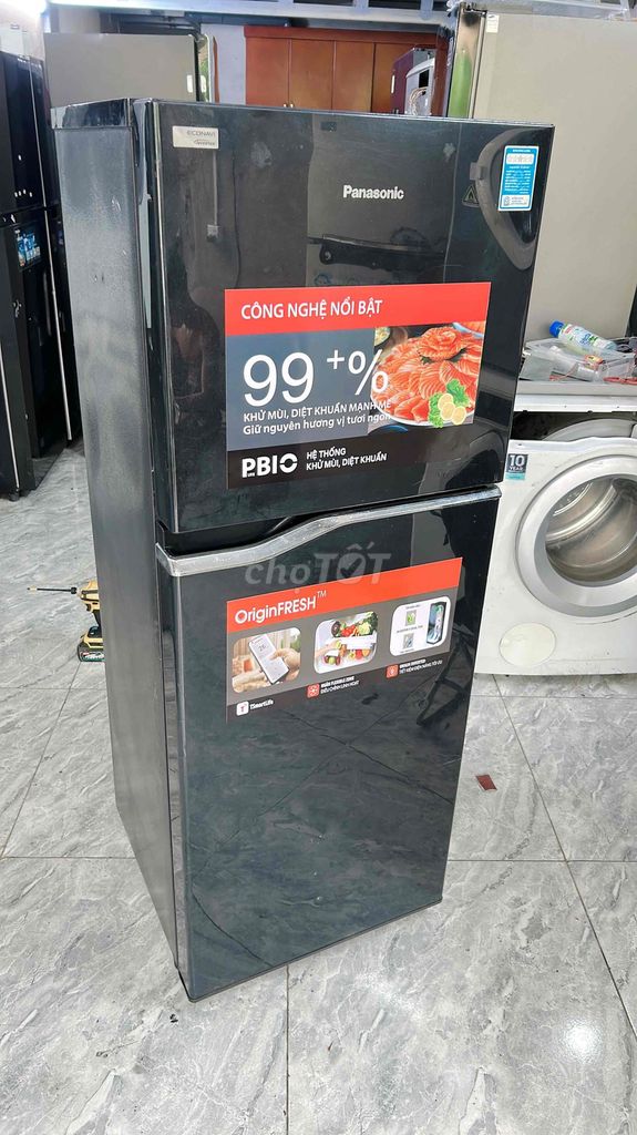Tủ lạnh Panasonic 186 lít Inverter Đen. Mua bán Tủ lạnh tại Quận Long Biên Hà Nội được đăng bởi Tuan anh hình 1