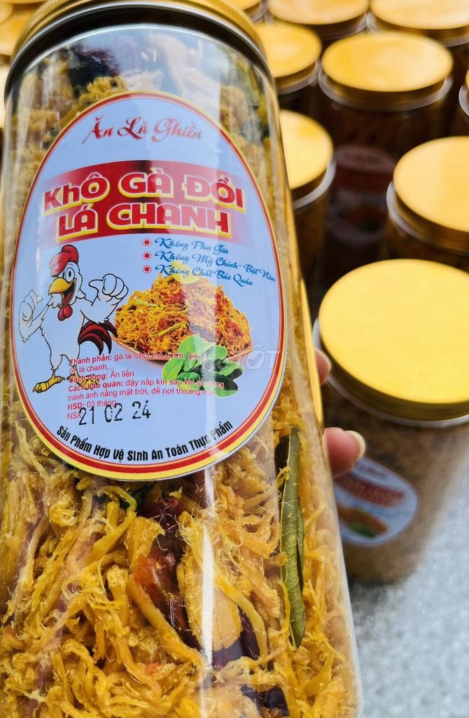 KHÔ GÀ LÁ CHANH (GÀ KIẾN GÀ TA THẢ VƯỜN) HEALTHY