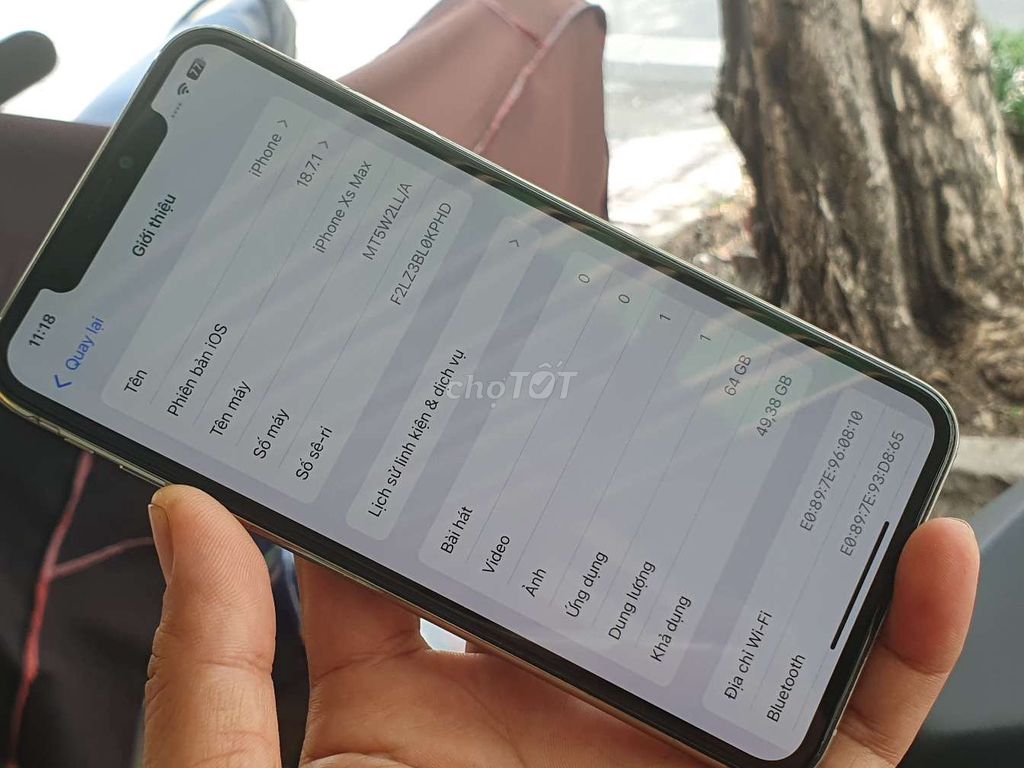 iPhone XS Max 64GB Bạc Đã sử dụng. Mua bán Điện thoại tại Quận 6 Tp Hồ Chí Minh được đăng bởi Nguyễn Tú hình 1