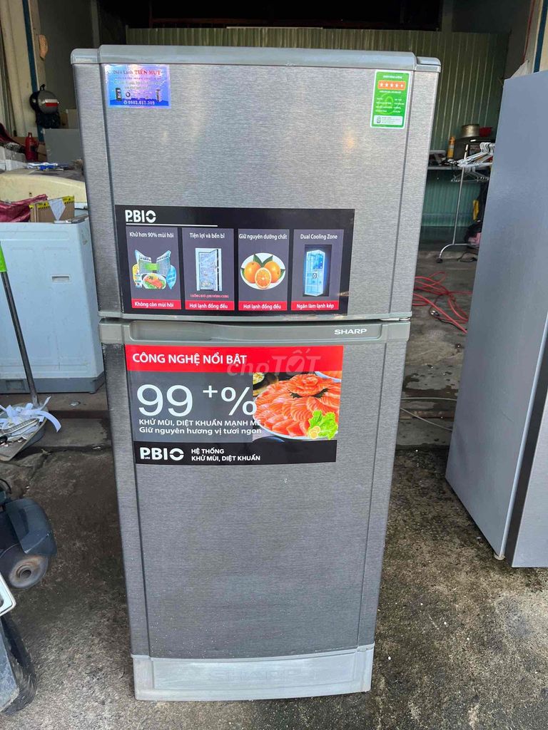 Tủ lạnh Sharp 165L Xám. Mua bán Tủ lạnh tại Thành phố Buôn Ma Thuột Đắk Lắk được đăng bởi Tiến Huy hình 1