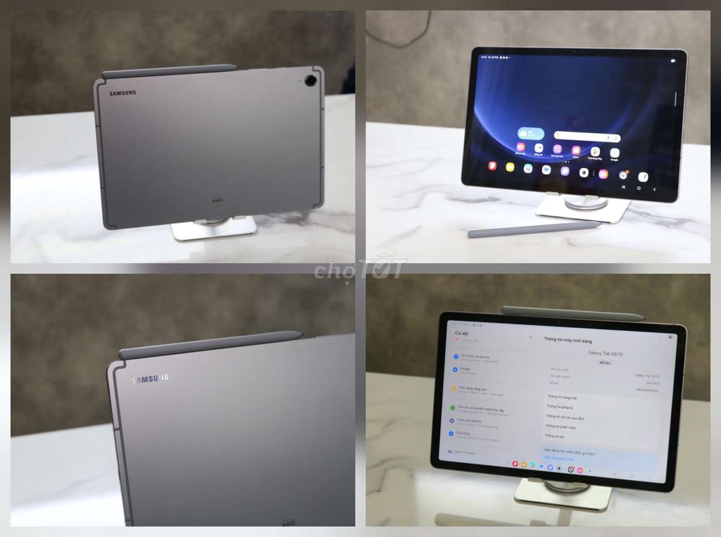 Samsung Galaxy Tab S9 FE Chính Hãng VN. Mua bán Máy tính bảng tại Quận 4 Tp Hồ Chí Minh được đăng bởi Thanh Phong Mobile hình 1