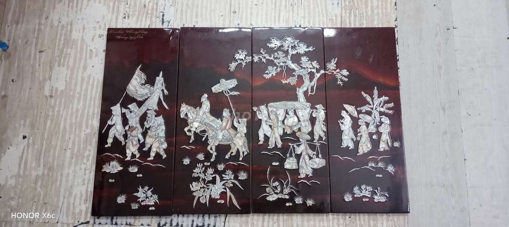 Tranh khảm gỗ truyền thống thủ công tinh xảo. Mua bán Đồ sưu tầm, đồ cổ tại Quận 8 Tp Hồ Chí Minh được đăng bởi  poony house hình 1