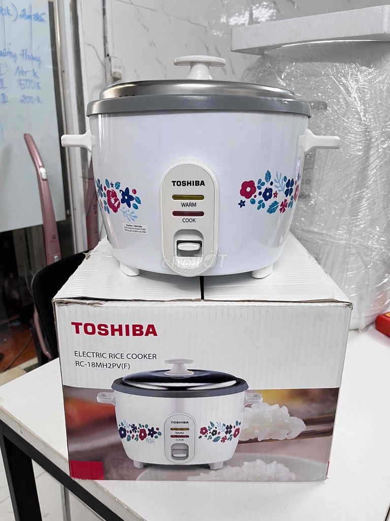 Nồi cơm điện Toshiba RC-18MH2PV(F) Trắng. Mua bán Bếp, lò, đồ điện nhà bếp tại Quận 12 Tp Hồ Chí Minh được đăng bởi nguyễn uyên hình 1