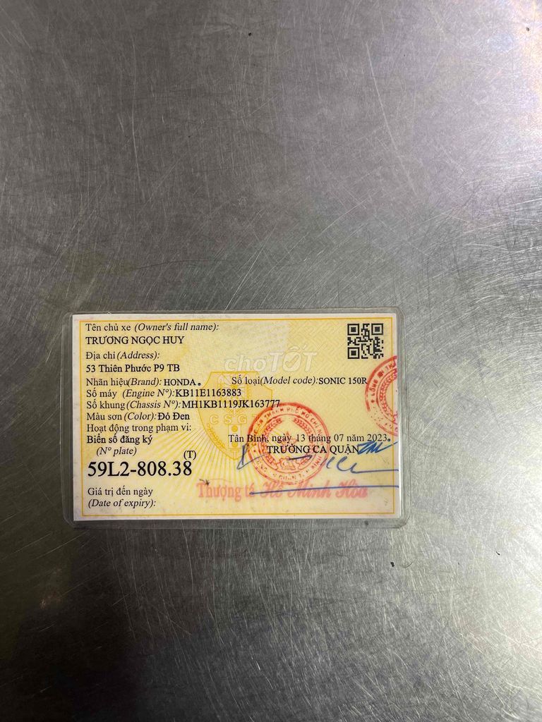 SONIC NHẬP INDO TP CÓ HỖ TRỢ GÓP OĐ CÓ GL ĐỖI XE. Mua bán Xe máy tại Huyện Hóc Môn Tp Hồ Chí Minh được đăng bởi Khaianh  hình 6