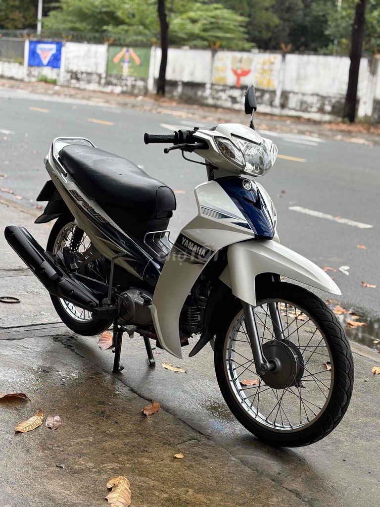 Yamaha Sirius Trắng xanh. Mua bán Xe máy tại Thị xã Bến Cát Bình Dương được đăng bởi xe máy trả góp tín nghĩa  hình 11
