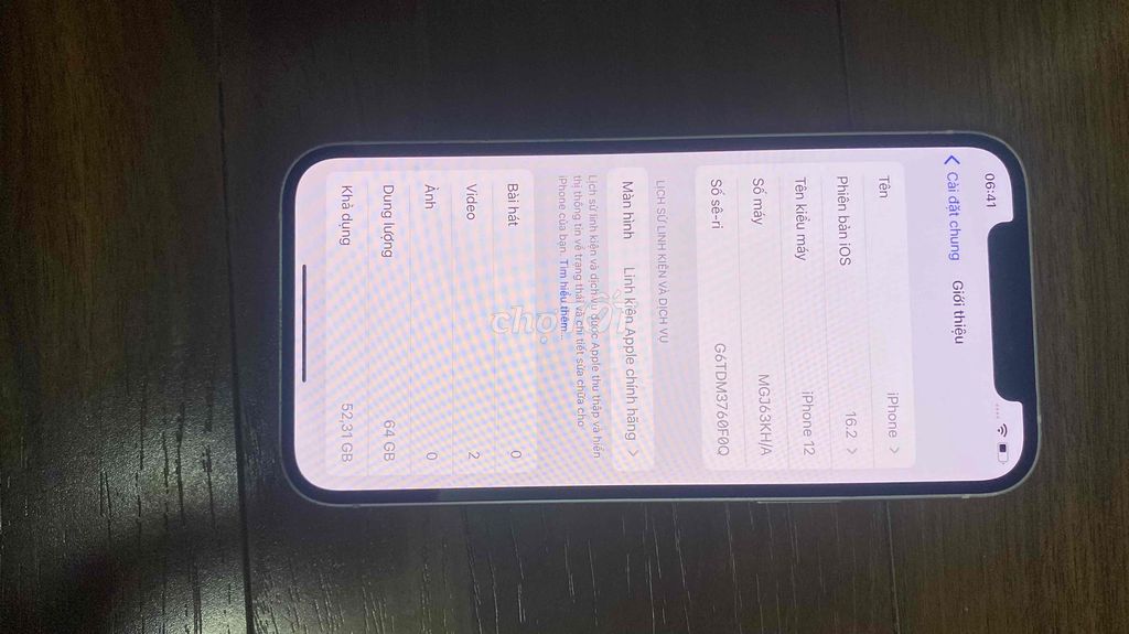 Apple iPhone 12 64GB Trắng Like New. Mua bán Điện thoại tại Quận Hà Đông Hà Nội được đăng bởi Cường hình 1
